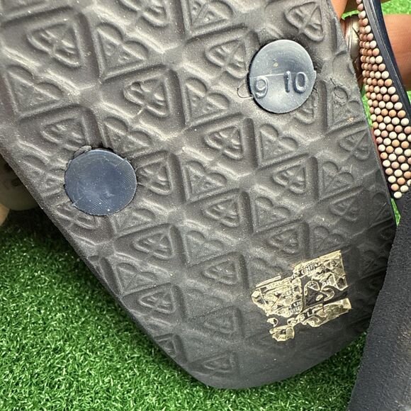 ROXY Women's Flip Flop Sandal Blue Pink Size 9/10 - Picture 8 of 8